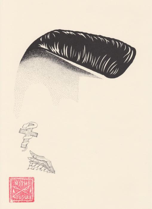 バーバーヘアースタイルアート作品 "Hard Part Style(ハードパートスタイル)"